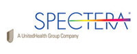 Logo of Spectera, a UnitedHealth Group company, featuring a rainbow gradient line through the word "Spectera," perfectly captures the vibrant spirit of South Florida. Ideal for Pembroke Pines residents seeking a reliable eye doctor.